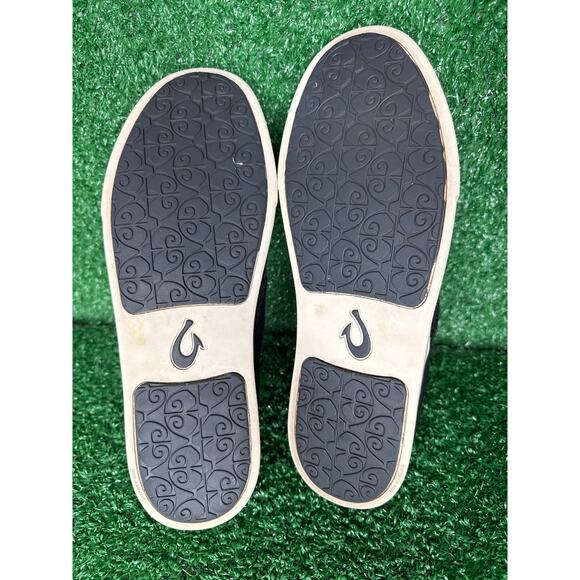 OLUKAI Pehuea Black Mesh Slip On Comfort Casual Sneakers Shoes Womens Size 10 - Picture 8 of 8